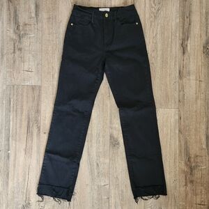 Frame Le Skinny de Jeanne Stagger Hem Jeans